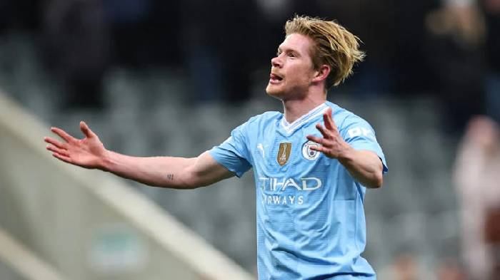 Man City đón tin vui từ De Bruyne trước trận gặp Arsenal