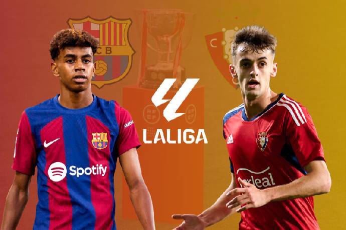 Link xem trực tiếp Barcelona vs Osasuna La Liga, 3h00 ngày 28/3