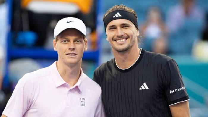 Sinner đánh bại Zverev, lần thứ tư góp mặt ở chung kết Miami Open