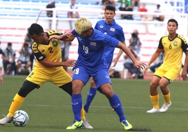 Kết quả b&oacute;ng đ&aacute; SEA Games: U22 Brunei 0-7 U22 Th&aacute;i Lan