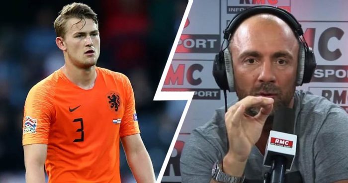 Christophe Dugarry cảm thấy 'mắc ói' với De Ligt