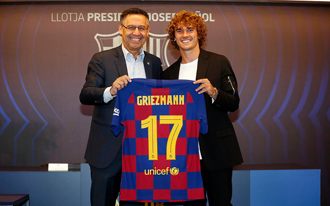 Chủ tịch Barcelona: “Antoine Griezmann thay thế Lionel Messi ở tương lai”