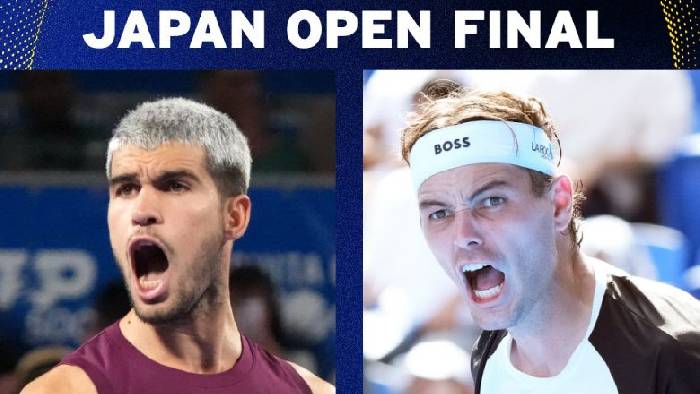 Xem trận Alcaraz vs Fritz - Chung kết Japan Open 2025 ở đâu, trên kênh nào?
