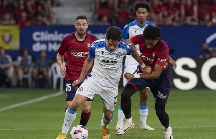 Nhận định, soi kèo Club Brugge vs Osasuna, 01h30 ngày 01/09