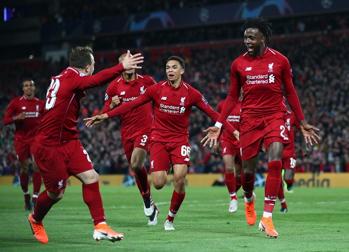 Tỷ lệ cúp C1 châu Âu ngày 2/10: Liverpool vs Salzburg