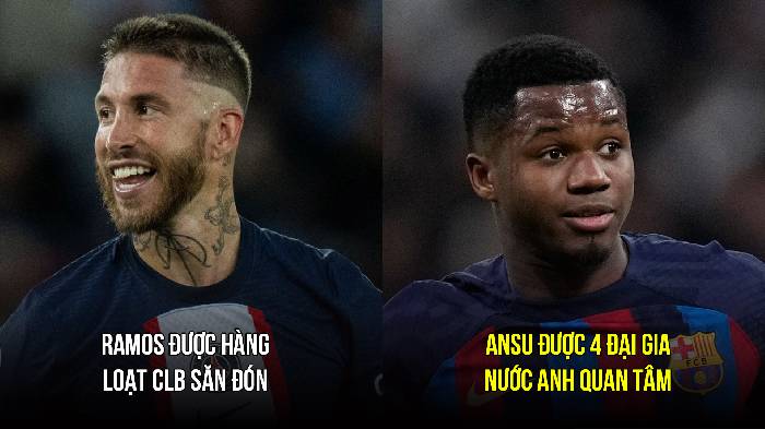 Bản tin sáng 31/3: Ramos được nhiều CLB săn đón; Fati được Big 4 NHA quan tâm