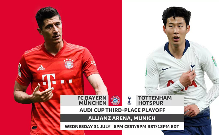 Trực tiếp Giao hữu: Bayern Munich vs Tottenham, 1h30 ng&agrave;y 1/8