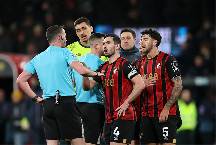 Bournemouth phẫn nộ vì tiếng còi mãn cuộc gây tranh cãi trước Arsenal