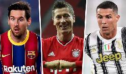 Chiếc giày Vàng châu Âu 20/21: Ronaldo bị Salah bắt kịp