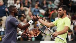 Alcaraz thua Tiafoe ở giải biểu diễn ‘A Racquet at The Rock’