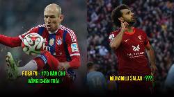 5 ngôi sao có chân trái lợi hại nhất thế kỷ 21: Robben vẫn còn kém 4 người