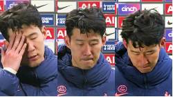 Son Heung-min lại 'khóc', lên tiếng xin lỗi các CĐV Tottenham