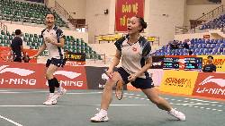 Phạm Thị Diệu Ly và Phạm Thị Khánh thua ngược ở tứ kết cầu lông SEA Games 33