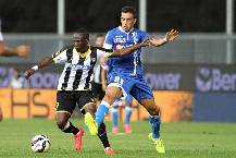 Biến động tỷ lệ kèo Udinese vs Empoli, 19h30 ngày 16/4