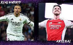Link xem trực tiếp Real Madrid vs Arsenal tứ kết Cúp C1, 2h00 ngày 17/4