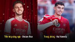 Đội hình hoàn hảo của Arsenal mùa tới: 'Tam giác quỷ' khu trung tuyến
