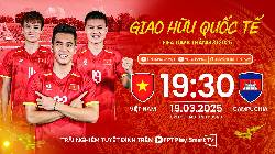 Link xem trực tiếp Việt Nam vs Campuchia giao hữu 19h30 ngày 19/3