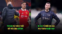 Tin M.U sáng 19/4: Ten Hag 'thách thức' Antony; Chọn xong người thay thế De Gea