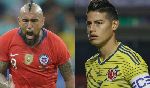 Tứ kết Copa America 2019: Đại chiến Colombia vs Chile