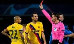 Cầu thủ nào của Barcelona bị cấm thi đấu trận lượt về với Napoli?