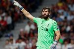 Alisson Becker báo tin vui cho Liverpool trước trận gặp Sheffield United