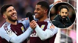 Thăng hoa ở Aston Villa, Rashford ngầm châm biếm HLV Amorim