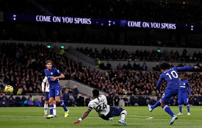 Kết quả Tottenham 0-2 Chelsea: Willian lập c&uacute; đ&uacute;p, Heung-Min Son nhận thẻ đỏ