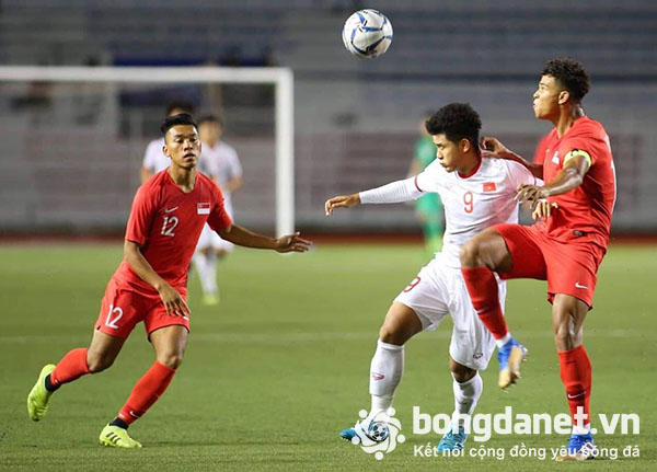 U22 Singapore 0-1 U22 Việt Nam: Người h&ugrave;ng Đức Chinh