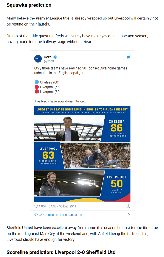 Liverpool vs Sheffield Utd (3h 3/1): Cái kết được báo trước Liverpool vs Sheffield Utd (3h 3/1): Cái kết được báo trước