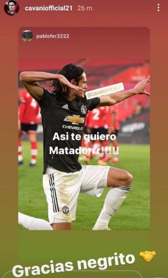 Cavani khiến MU lo sốt vó sau màn tỏa sáng trước Southampton