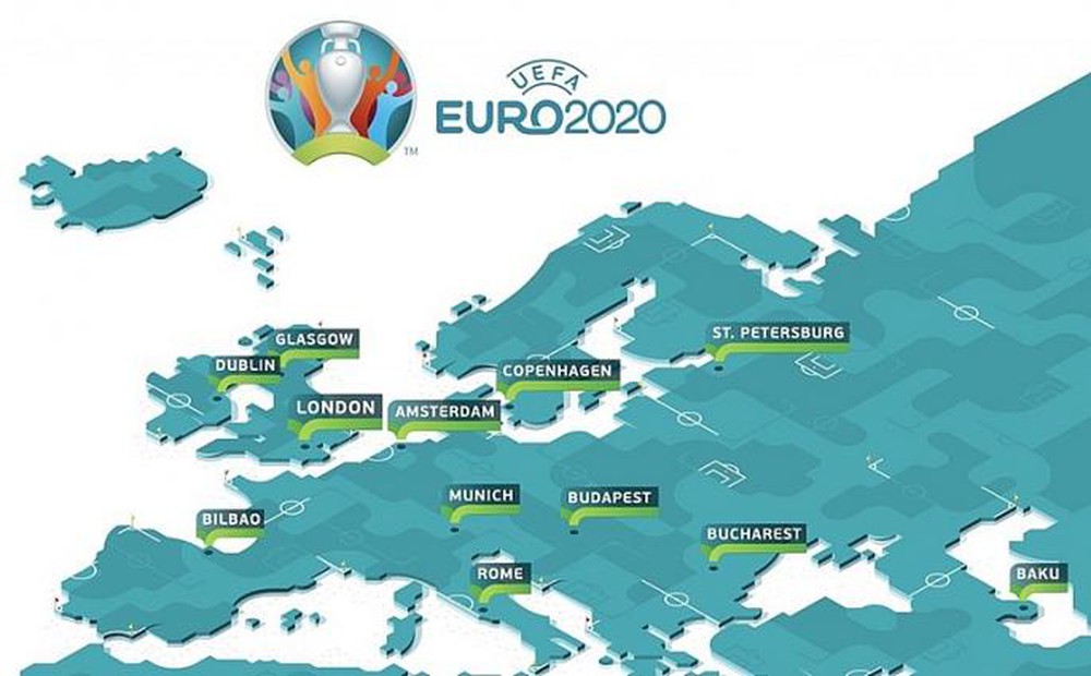 EURO 2020 diễn ra ở đ&acirc;u, những th&agrave;nh phố n&agrave;o đăng cai?