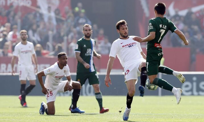 Sevilla 2-2 Espanyol: Chỉ m&igrave;nh Suso l&agrave; kh&ocirc;ng đủ