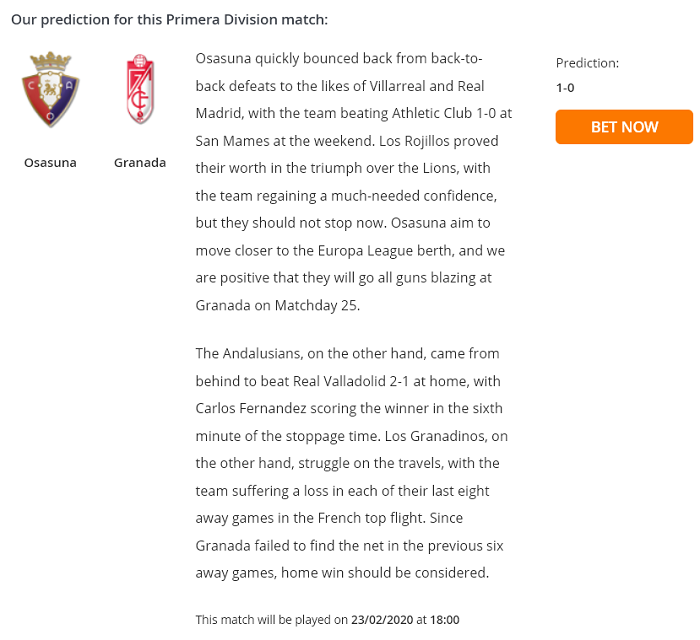 Osasuna vs Granada (18h 23/2): Xa nhà là ‘tạch’? Osasuna vs Granada (18h 23/2): Xa nhà là ‘tạch’?