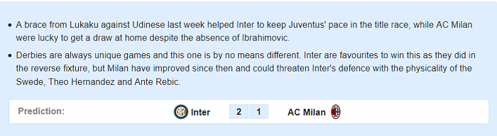 Inter Milan vs AC Milan (2h45 10/2): Xanh thắm, Đỏ phai?! Inter Milan vs AC Milan (2h45 10/2): Xanh thắm, Đỏ phai?!
