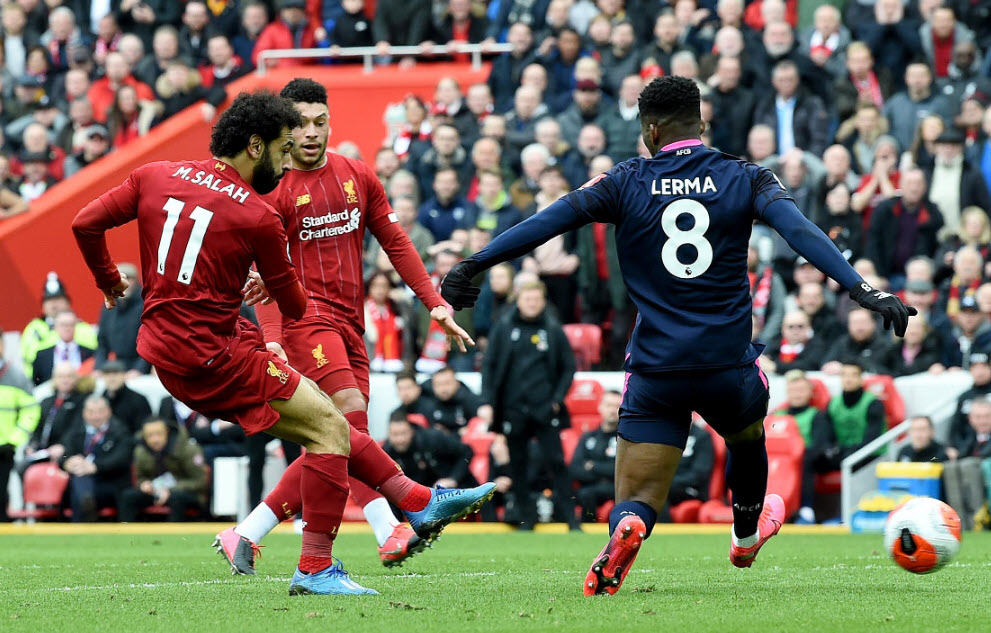 Liverpool 2-1 Bournemouth: Salah và Mane lập công, The Kop ngược dòng vất vả