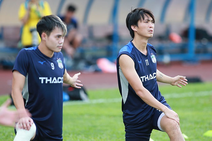 Xuân Trường tập cùng HAGL, sẽ ra sân trong trận gặp Nam Định?