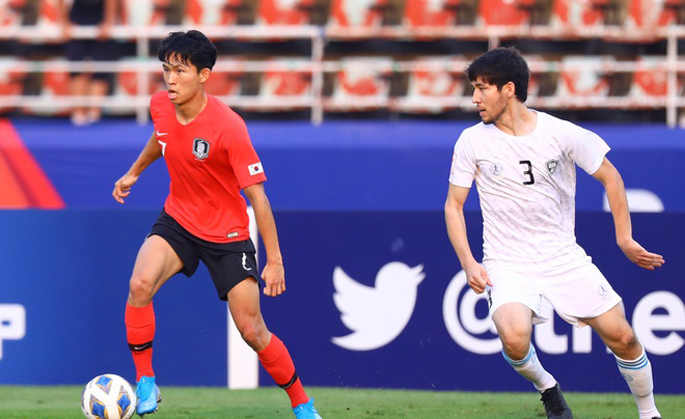 U23 Uzbekistan 1-2 U23 H&agrave;n Quốc: ĐKVĐ đi tiếp trong sợ h&atilde;i