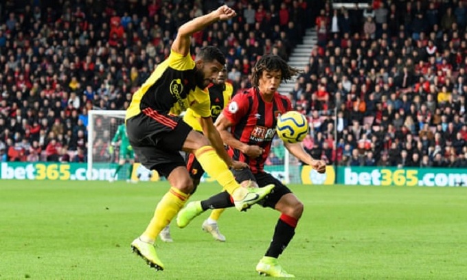 Bournemouth 0-3 Watford: Doucoure rực s&aacute;ng, Watford tho&aacute;t nh&oacute;m đ&egrave;n đỏ