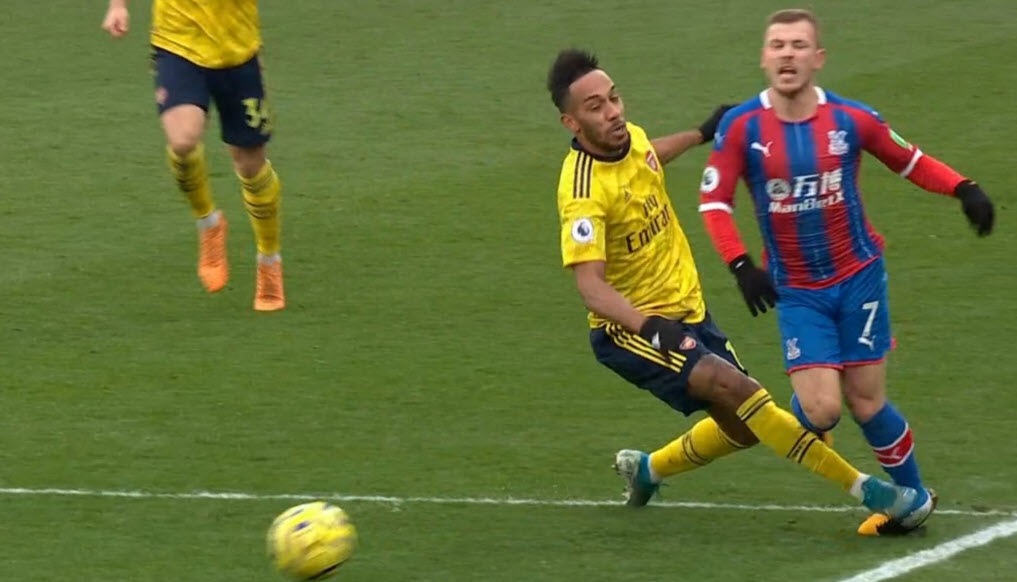 Crystal Palace 1-1 Arsenal: Aubameyang nhận thẻ đỏ, Ph&aacute;o thủ may mắn c&oacute; điểm