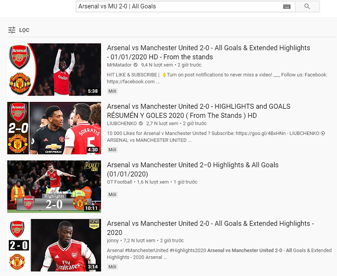  Xem lại Arsenal vs MU ở đâu? (Premier League, Ngoại hạng Anh vòng 21)