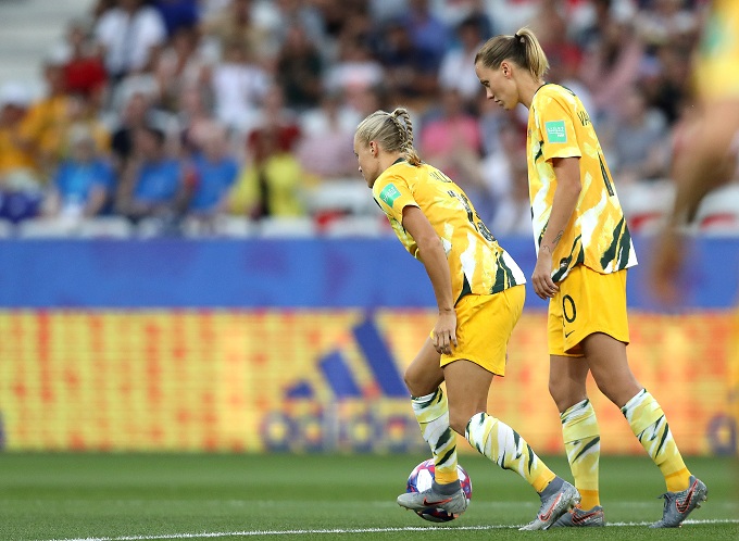 Nữ Th&aacute;i Lan 0-6 Nữ Australia: Th&aacute;i Lan rời giải sau 3 trận thua tan n&aacute;t