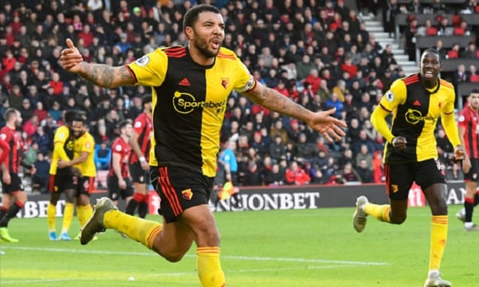 Bournemouth 0-3 Watford: Doucoure rực s&aacute;ng, Watford tho&aacute;t nh&oacute;m đ&egrave;n đỏ