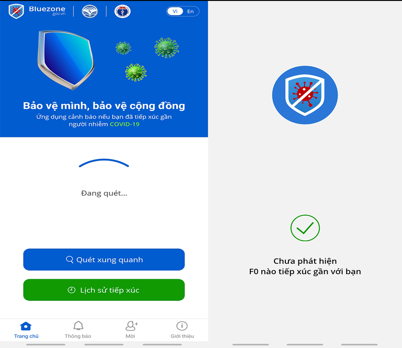 C&aacute;ch c&agrave;i đặt khẩu trang điện tử Bluezone cảnh b&aacute;o người nhiễm COVID-19